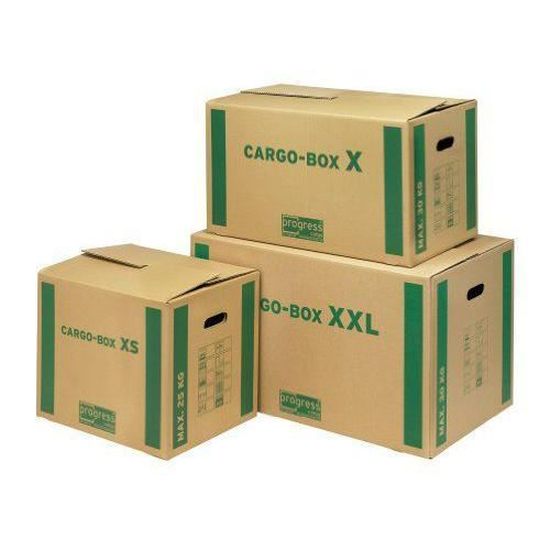 Cartons Déménagement Ultra-Rigides 60x40x40cm - Lot De 10 - Cannelure C+ 4.5mm - Résistance 35kg