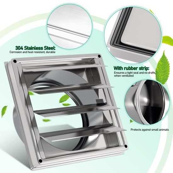 Hotte Aspirante En Acier Inoxydable Avec Embout