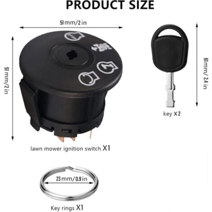 Zündschloss Zündschalter 7-Polig 12/24 Volt Startschalter Traktor Bulldog | Shop Zündschloss Zündschalter 7-Polig 12/24 Volt Startschalter Traktor Bulldog | Shop