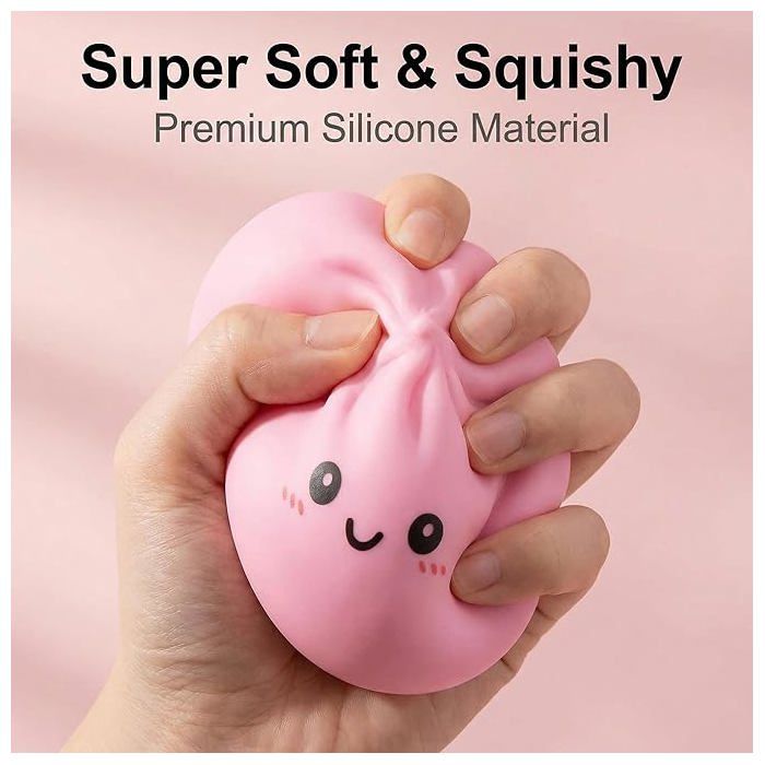 Dumpling Géant Squishy – Jouet sensoriel souple de 20 cm