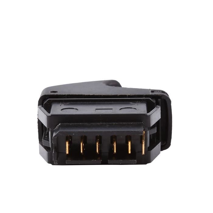 Interruttore Alzacristallo Elettrico 7700838101 Per Renault Clio II, Kangoo, Megane I - 6 Pin, 12V, Colore Nero, Plug And Play