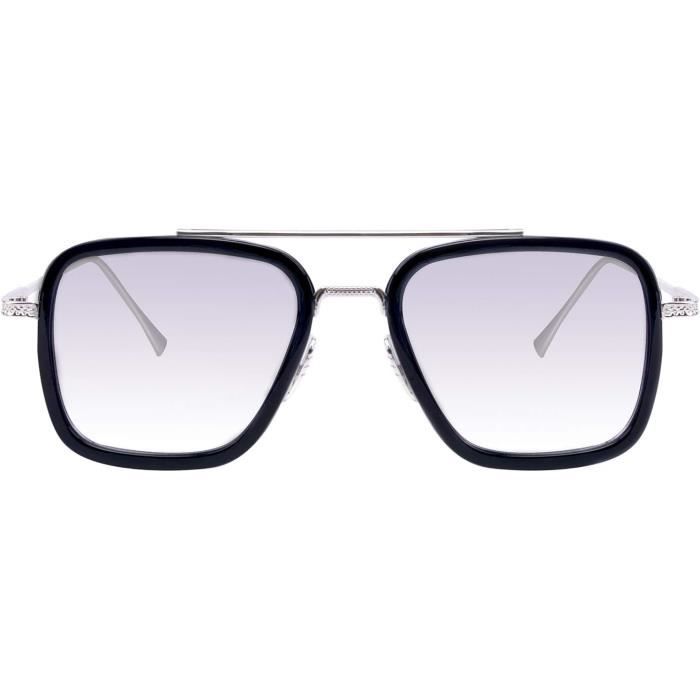 Lunettes De Soleil Vintage Square Iron Man Lunettes Tony Stark