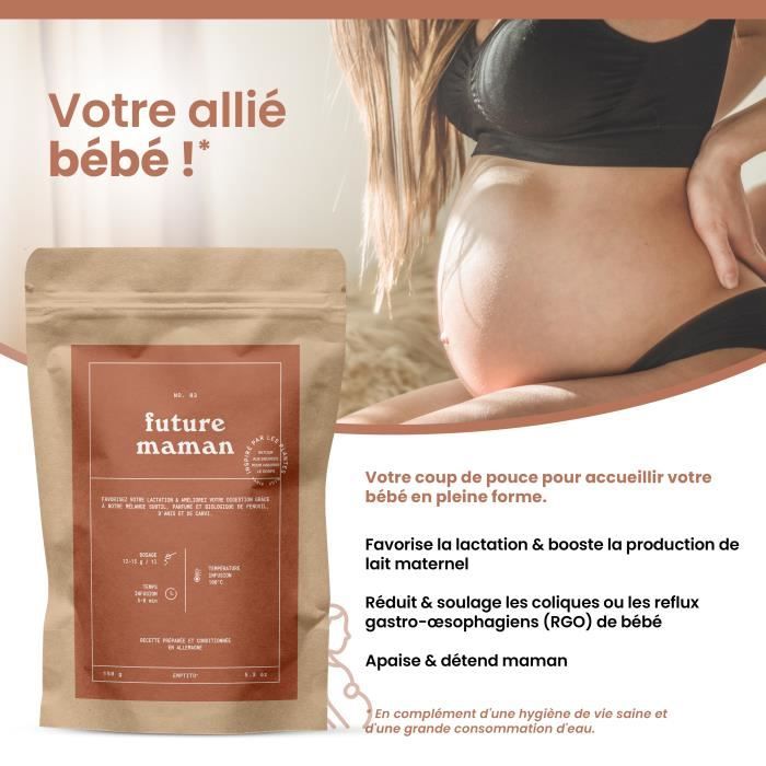 Tisane de plantes bio Maman Baby, 200g Allaitement & Confort digestif /  Carvi - Fenouil - Anis, Jardins de Gaïa