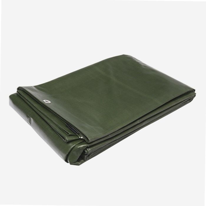WERKA PRO Bâche Polyvalente 4x6m - Grise/Noire 200g/m² - Protection Extérieure Renforcée