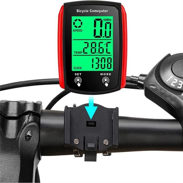 Compteur Mécanique Vélo - Kilométrique Étanche, Sans Batterie, Compatible 26-29 Pouces, Réinitialisable