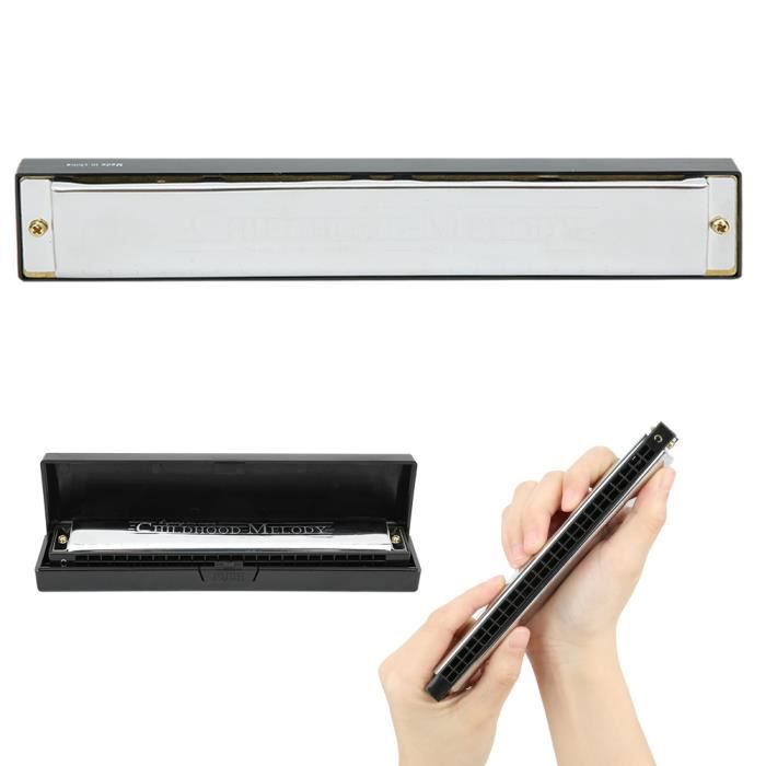 Harmonica Hohner Blues Bender M586BX-G En Acier Inoxydable - Clé De Sol, Son Blues Authentique