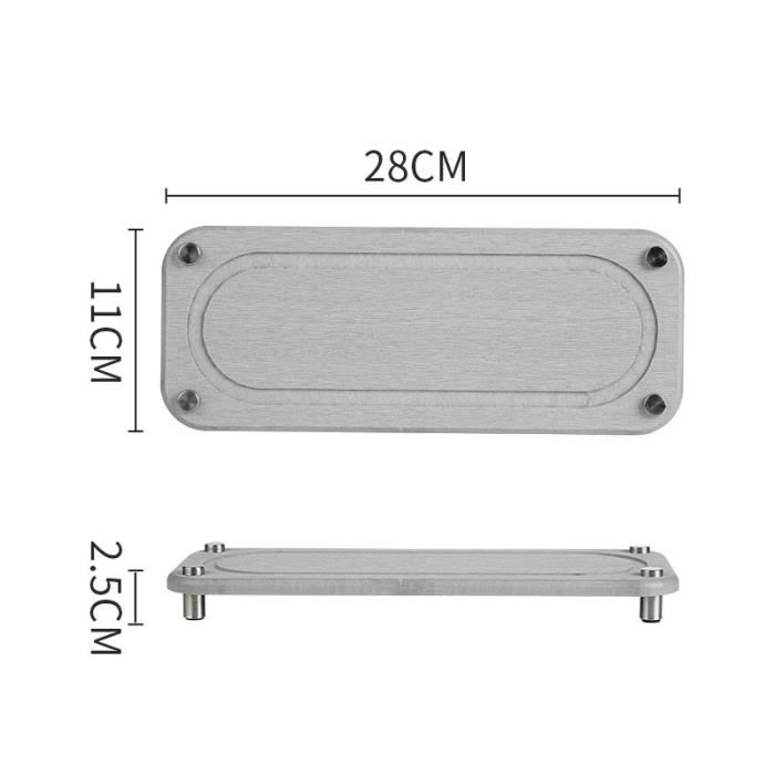 Lot De 4 Dessous De Verre Absorbants En Silicone Imperméables