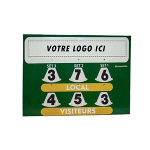 Shenruifa Tableau D’Affichage Flip Portable 2/3/4 Chiffres – Compteur De Points Pour Tennis, Basket, Foot – Léger, Imperméable, Facile à Nettoyer