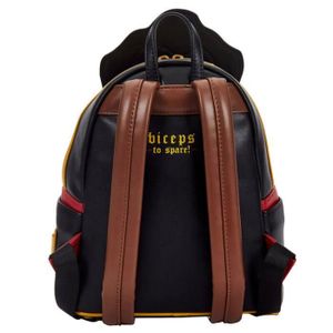 Sac à Dos En Simili Cuir Multicolore Avec Deux Bandes - Taille Medium, Neuf Sans étiquette