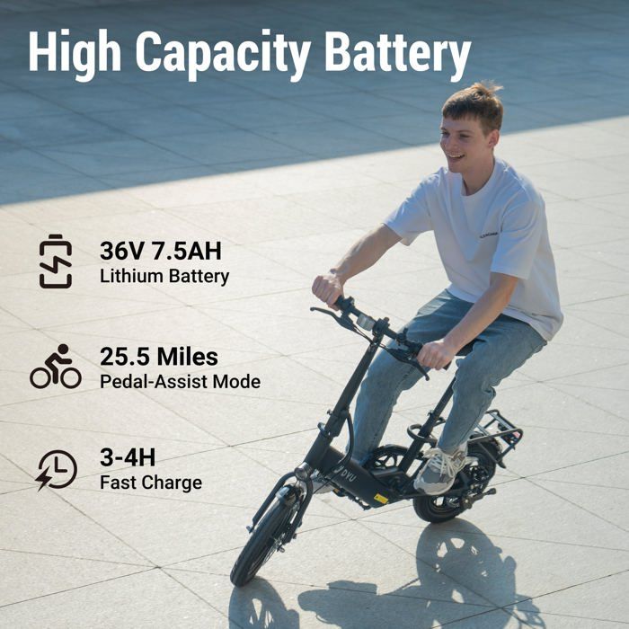 Vélo électrique DYU : vente d'automne | Compact et facile à plier