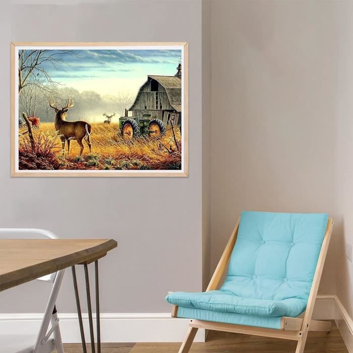 Tinnoon Diamond Painting Enfant, Broderie Diamant Kit Complet, DIY 5D Peinture Numero Adulte, Perle A Coller Canevas Cristal Strass Point De Croix