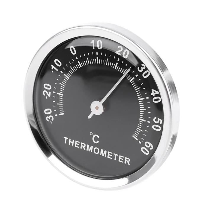 Acheter Mini thermomètre de voiture 58mm, jauge de température analogique  mécanique avec autocollant en pâte