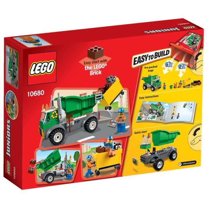 Jouet de construction - LEGO - Juniors - Camion poubelle - 99 pièces -  Cdiscount Jeux - Jouets