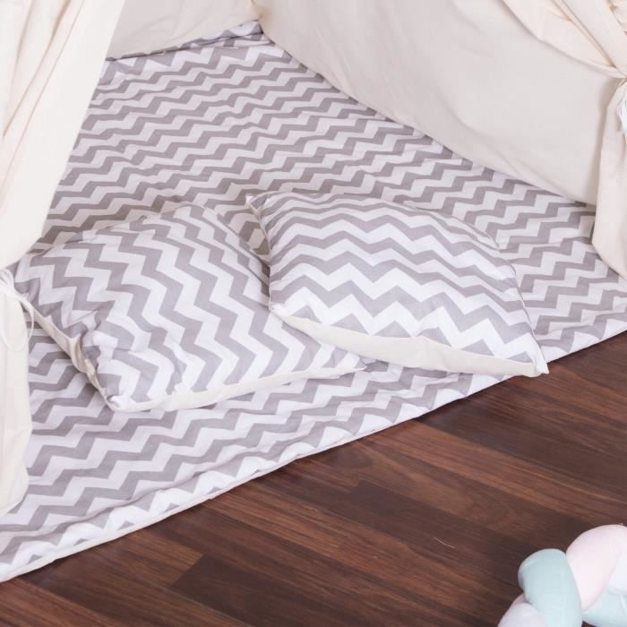 Tente Pour Pliable Interieur Tipi Avec Tapis Et Fenêtre