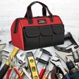 Sac à outils multifonctionnel, sac à main épais en PP, sac de rangement d'outils, fourre-tout à large bouche Petit-3