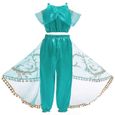Filles Déguisements JS One Aladdin Costume Princesse Jasmine Outfit Sequin Cosplay-3