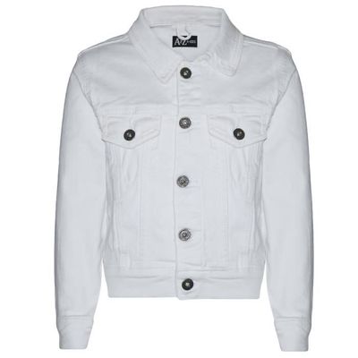 Veste Jean Garçon Déchirée Noir - Taille 3-13 Ans - Style Délavé Trendy - Marque A2Z