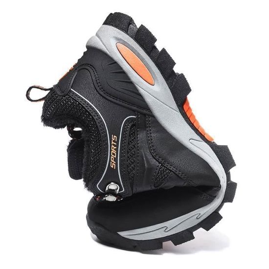 Chaussures Randonnée Hommes En Cuir Cousues Main Nbzsmlkn - Soutien Voûte Plantaire, Antidérapantes, Confortables