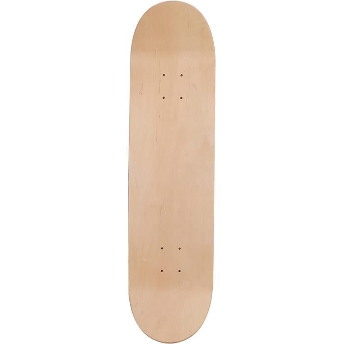 Blanc En Bois D'Érable, Planche À Roulettes Concave Board Skate