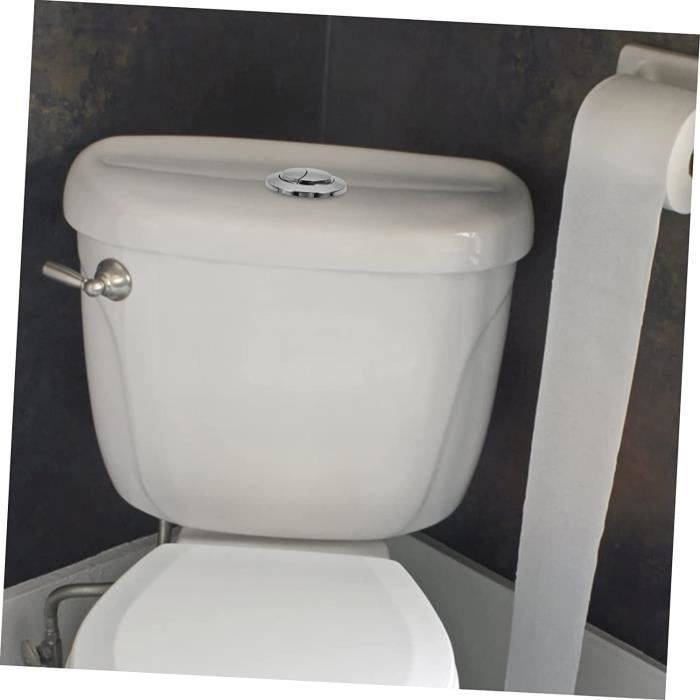Leke Bouton poussoir de toilette de salle de bain Bouton de chasse d'eau  simple Bouton de réservoir d'eau de toilette 