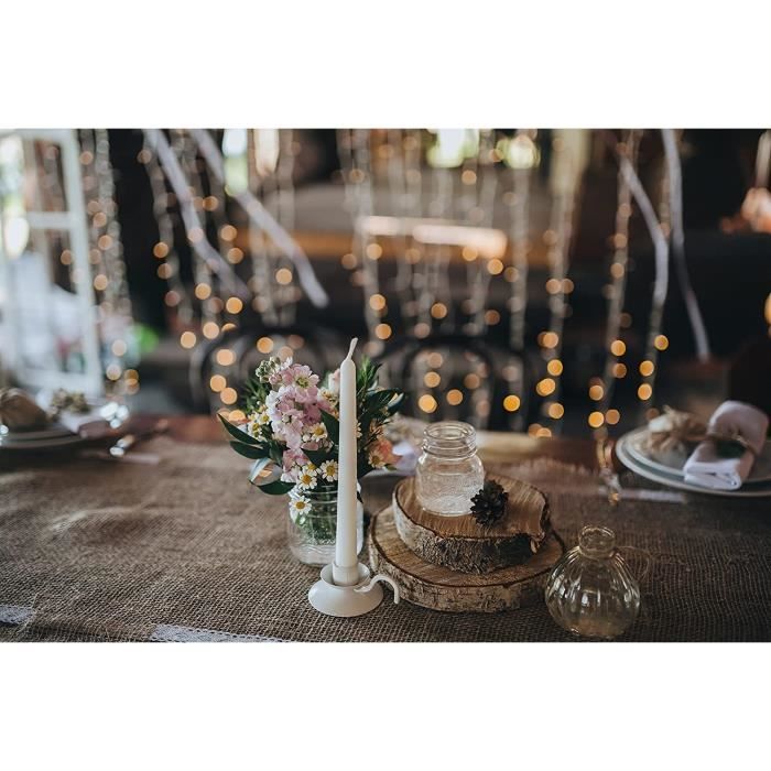 30 Rondelles En Bois Naturel Ø 4-5 Cm - Pour DIY, Mariage, Décoration - Fabriqué En France