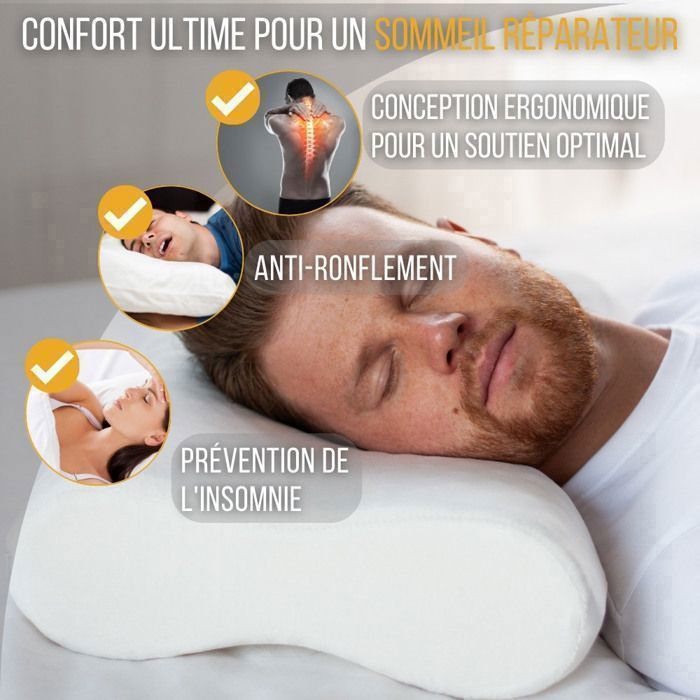 Freefire Oreiller Anti Ronflement – Oreiller Apnée Du Sommeil