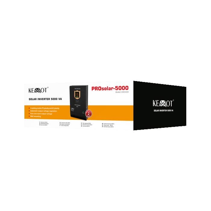 Onduleur Solaire Mural KEMOT PROsolar-1000 – 12V / 230V, 1000VA, Neuf