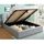 Lit coffre 140x190 tissu