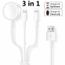 Chargeur Sans Fil 3 En 1 Pour Apple Watch Serie 1 2 3 4 Cable De Charge Magnetique Usb Pour Iphone 5 6 7 8 X Plus Blanc Achat Chargeur Telephone Pas Cher Avis Et Meilleur Prix Cdiscount