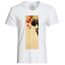 Viscose Oiseau Noir Sur Fond Blanc