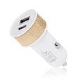 Chargeur de Voiture Rapide double ports Type-C 25W-USB2 15W,Prise Allume-cigare Quick Charge Blanc pour Oppo RX17 Neo 6.41" - Yuan-0