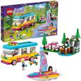 LEGO® 41681 Friends Le camping-car et le voilier de la forêt – Jeu d’aventure avec Jouet Bateau et Figurine Raton-Laveur-0