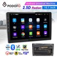 Podofo 2 Din 10.1'' Car Stereo Touch Screen Car MP5 Player Android Car Radio Bluetooth Mirror Link Rear View Camera-0