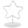 Marque-place noël étoile: Blanc (x2) REF/70322-0