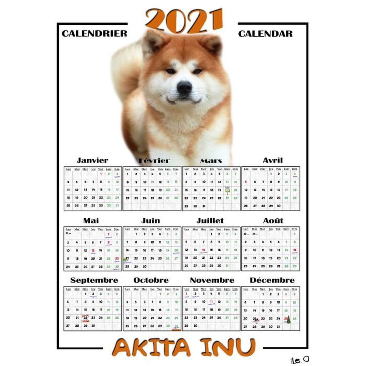 Akita Inu Calendrier 2021 Chien Animaux Cadeaux Dog Format A4 Achat Vente Calendrier Ephemeride Akita Inu Calendrier 2021 Cdiscount