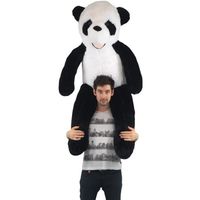Peluche panda géante 130 cm ultra moelleuse et très douce, idéal en cadeaux de mariage, baptême ou anniversaire
