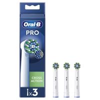 Oral-B Pro Cross Action Brossettes Pour Brosse À Dents, Pack De 3 Unités