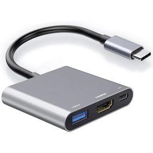 ADAPTATEUR AUDIO-VIDÉO  Adaptateur Multiport USB C AV avec Sortie HDMI 4K 