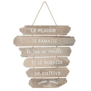 Cadre Miroir avec Citation 28 x 38 cm Atmosphera