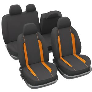 Couleur Premium Carr/és Noirs Ensemble De Housses 1+2 Zakschneider Housses De Si/ège pour Peugeot Expert
