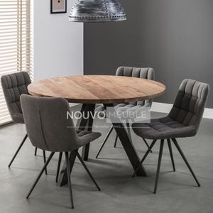 Table Ronde Avec Rallonge Achat Vente Pas Cher