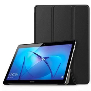 Slim Smart Cover Housse de Protection pour Huawei MediaPad T3 10 Tablette Rouge MAXKU Huawei MediaPad T3 10 Etui Housse