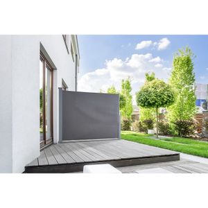 Brise Vue Retractable Gris Achat Vente Pas Cher