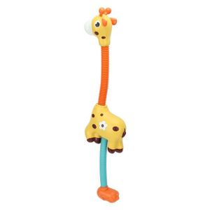 JOUET DE BAIN Mxzzand Jet de girafe Girafe électrique Spray mignon Flexible bords arrondis eau gicleur arroseur bébé jouets physique-chimie