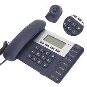PIÈCE TÉLÉPHONE Qiilu Téléphone fixe domestique W598 Bureau d'affa
