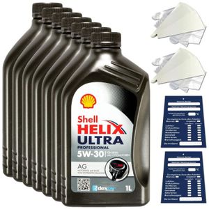 HUILE MOTEUR 7 Litre Original Shell Helix Ultra Prof. Ag 5W30 Huile 550040557 Acea C3 Kit