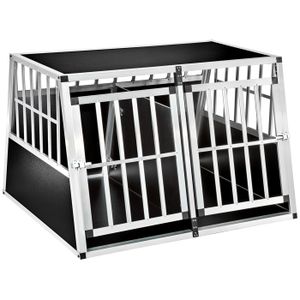 TecTake TECTAKE Cage de transport pour chien mobile pliable et transportable Taille M 