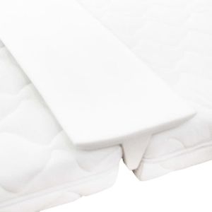 cale-Matelas en Mousse à Froid handsomely Cherishly Pont de Matelas pour lit Double Connexion de Matelas Pont d’Amour doté d’Une Housse en Tissu éponge 