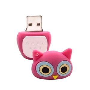 HX Fun Dessin Animé Animal Clef USB 8Go/16Go/32Go Fantaisie Pendrive Clés USB 2.0 Flash Drive Mémoire Stick Cadeau Amusant pour Tous Les âges（32Go,Owl） 