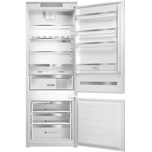 Réfrigérateur frigo combiné inox 339l froid brassé less frost WHIRLPOOL  1163316 Pas Cher 